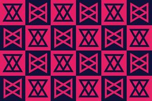 Geometric Shape Design Red and Black Pattern vector