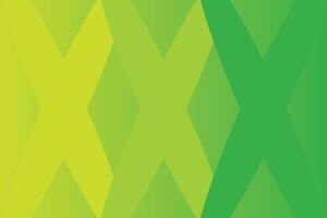 X Shapes Green Abstract Background vector