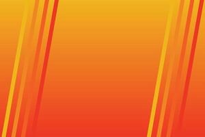 Lines Right and Left Section Orange Abstract Background vector