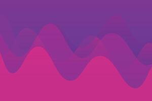Wavy Shapes Bottom Purple Abstract Background vector