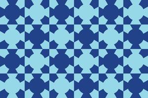 Geometric Shapes Blue Geometric Pattern and Background vector
