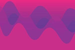 Wavy Shapes Top and Bottom Purple Abstract Background vector