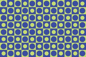 Circles Green and Blue Geometric Pattern vector