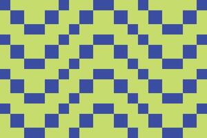 Square Green and Blue Geometric Pattern and Background vector