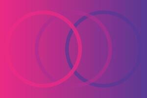 Circles Purple Abstract Background vector