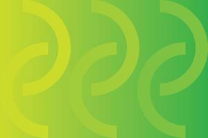 Half Circle Design Green Abstract Background vector