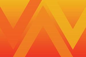 Triangles Up and Down Orange Geometric Background vector
