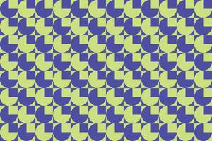 Circle Green and Blue Geometric Pattern and Background vector