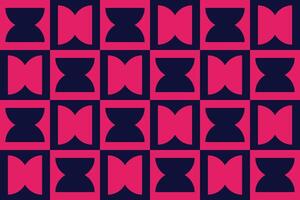 Geometric Shape Red and Black Geometric Pattern vector
