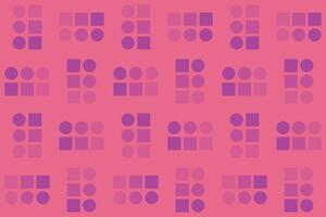 Squares and Circles Shape Geometric Pattern and Background vector