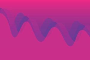Wavy Shapes Bottom Purple Abstract Background vector