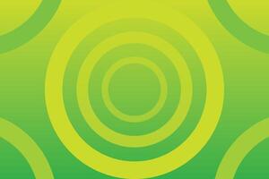 Circles Center Corners Green Abstract Background vector