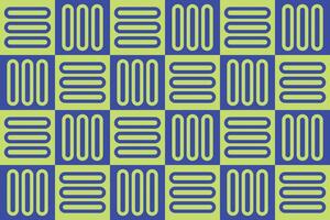 Oval Shapes Horizontal and Vertical Geometric Pattern vector
