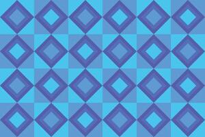Multi Size Squares Shape Blue Geometric Pattern vector