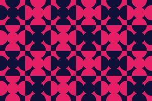 Circle Red and Black Geometric Pattern vector
