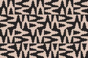 Triangle Shapes Multi Directional Brown Geometric Pattern vector
