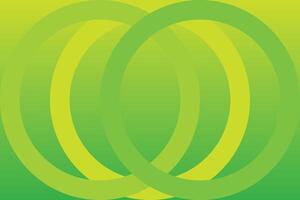 Circle Rings Green Abstract Background vector