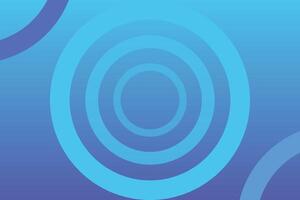 Blue Circle Geometric Abstract Background vector