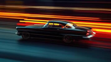 fast moving car traffic photo
