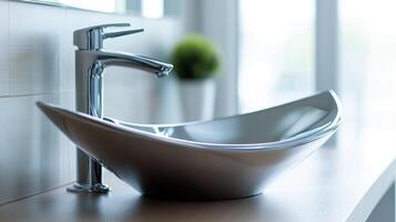 A metal modern sink photo