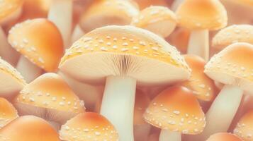 textured photorealistic edible mushroom photo