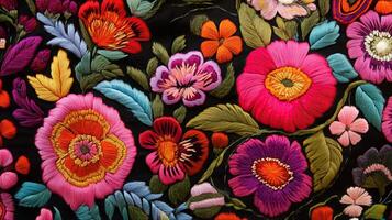 hispanic cotton textile ethnic. photo