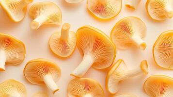 photorealistic edible mushroom photo
