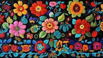 hispanic textile craft ethnic. photo