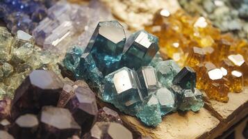 a small stock of luxury minerals photo
