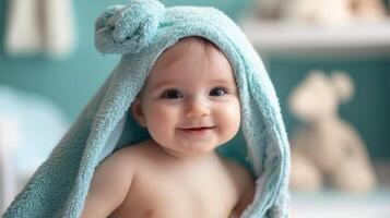 Natural and organic baby care happiness products photo