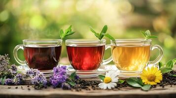 herbal teas relaxation photo