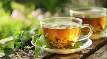herbal teas relaxation photo