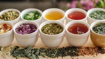 herbal teas relaxation photo