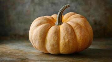 Raw pumpkin in studio photo