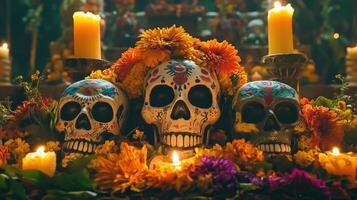 Day of the Dead symbols photo