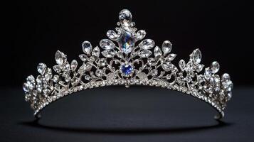 pageant silver tiara photo