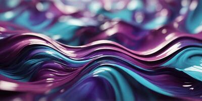 Abstract swirling colors in shades of blue and purple. photo