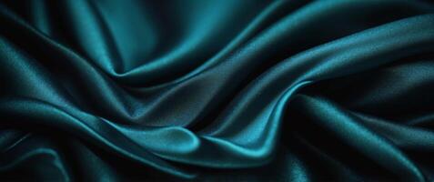 Green turquoise and blue background overlap layer on dark space for background design. photo