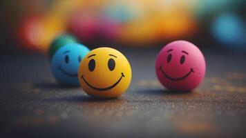 a smiley face with a question mark and a confused expression. photo