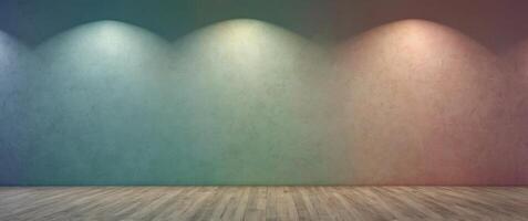pastel color empty wall beautiful modern background for presentation. photo
