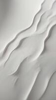 Clean white minimalist surface with soft shadow ideal for product display and presentation idea. photo
