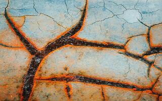 Rusty Surface of a metal sheet. photo