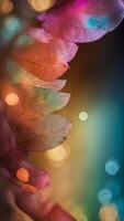 A colorful piece of paper with space to write on. photo
