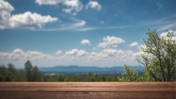 free design blue sky panorama with copy space image. photo