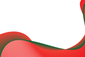 red and green wave abstract background png