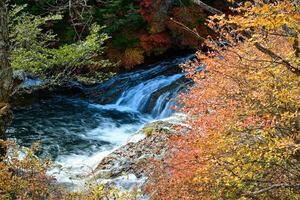 Ryuzu Falls in Nikko National Park photo