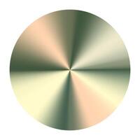 Angular or Conical gradient silver colored illustration. vector
