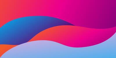 colorful background with wavy patterns. smooth gradient. vector