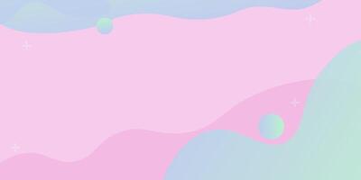 Bright pink geometric business banner design with wave pattern. Creative banner design with wave shapes and lines for template. eps 10 vector