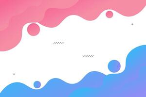 Bright to pink abstract colorful gradient geometric wave background. Liquid color design with liquid shape Composition. Eps10 . vector